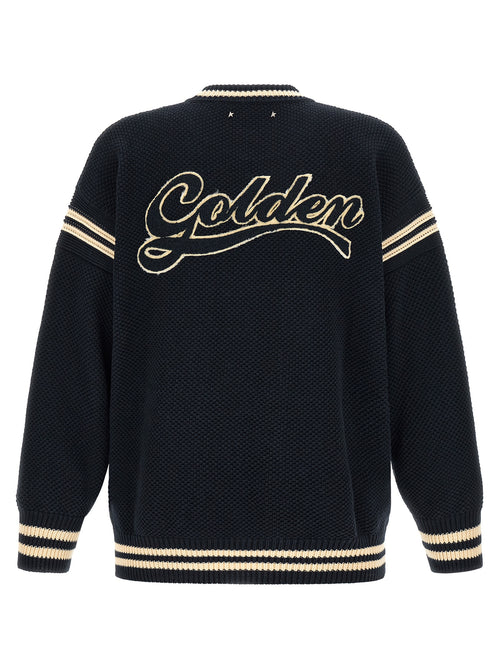Golden Goose Blue Cotton Cardigan