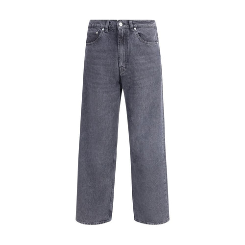 Our Legacy Black Cotton Relaxed Fit Jeans