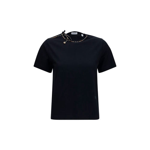 Burberry Black Cotton T-Shirt