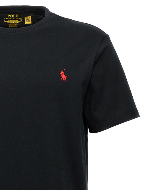 Polo Ralph Lauren Black Cotton T-Shirt