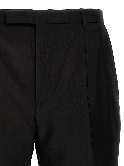 Saint Laurent Black Acetate Dress Pants