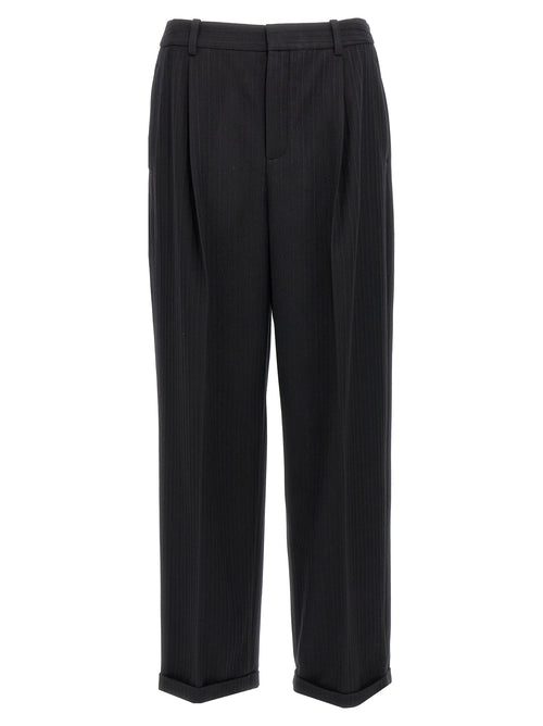 Saint Laurent Black Wool Dress Pants
