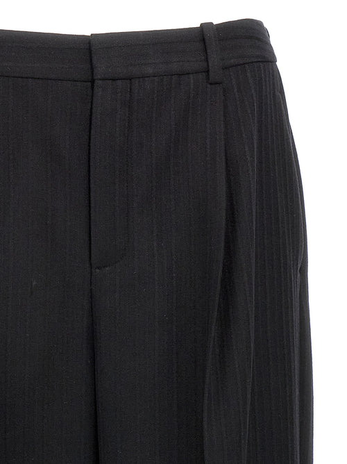 Saint Laurent Black Wool Dress Pants