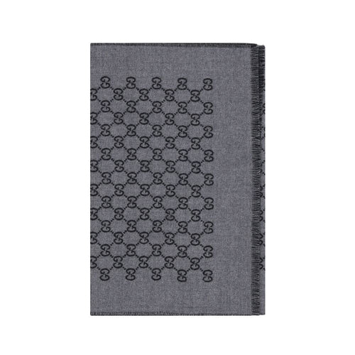 Gucci Gray Wool Oves Aries Scarf
