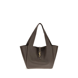 Saint Laurent Brown Calf Leather Bos Taurus Shoulder Bag