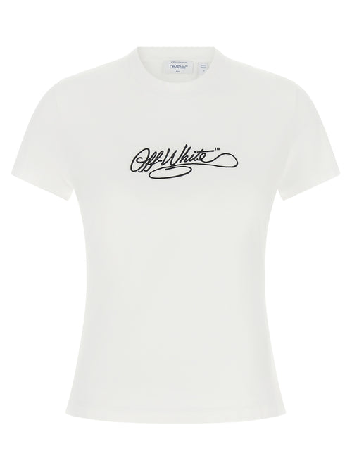 Off-White White Cotton T-Shirt
