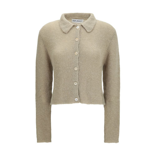 Our Legacy Beige Alpaca Vicugna Pacos Polo Shirt