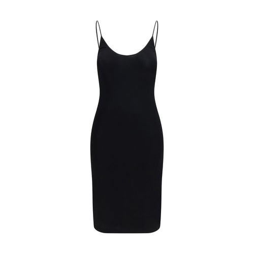 Saint Laurent Black Viscose Cocktail Dress