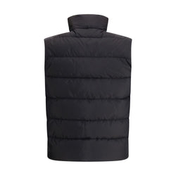 Prada Black Recycled Polyamide Sleeveless Jacket
