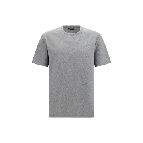Balmain Gray Cotton T-Shirt