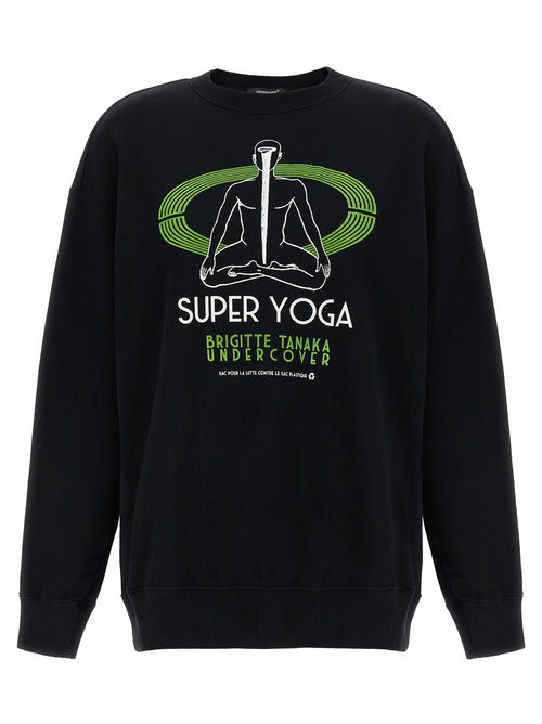 Undercover Black Cotton Sweatshirt
