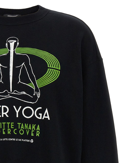 Undercover Black Cotton Sweatshirt
