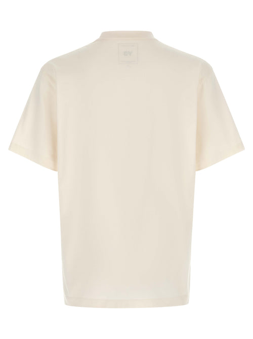 Y-3 White Cotton T-Shirt