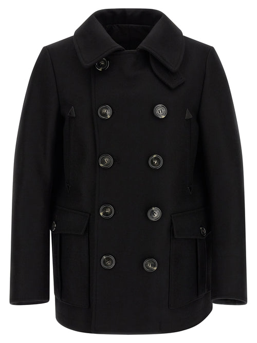 Dsquared² Black Wool Coat