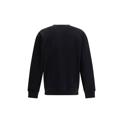Balmain Black Cotton Sweatshirt
