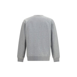 Balmain Gray Cotton Sweatshirt