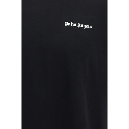 Palm Angels Black Cotton T-Shirt
