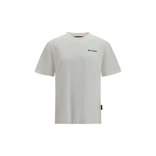 Palm Angels White Cotton T-Shirt