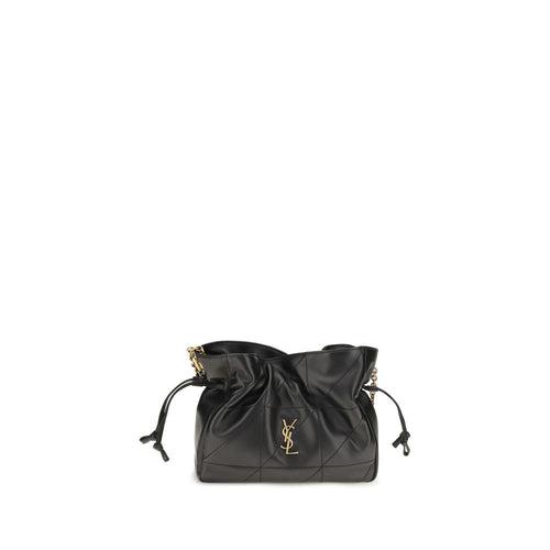 Saint Laurent Black Lamb Ovis Aries Aries Shoulder Bag