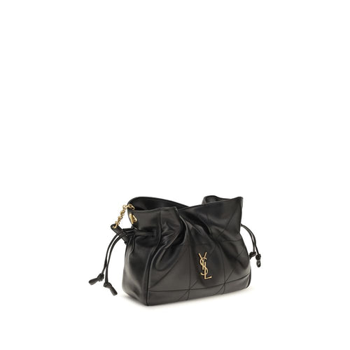 Saint Laurent Black Lamb Ovis Aries Aries Shoulder Bag