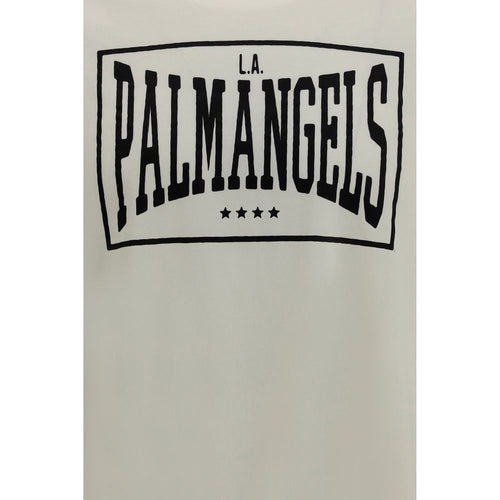 Palm Angels Beige Cotton T-Shirt