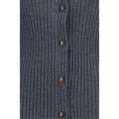 Burberry Gray Cashmere Cardigan