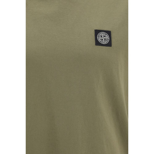 Stone Island Bicolor Cotton T-Shirt