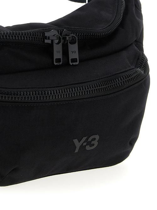 Y-3 Black Polyamide Crossbody Bag