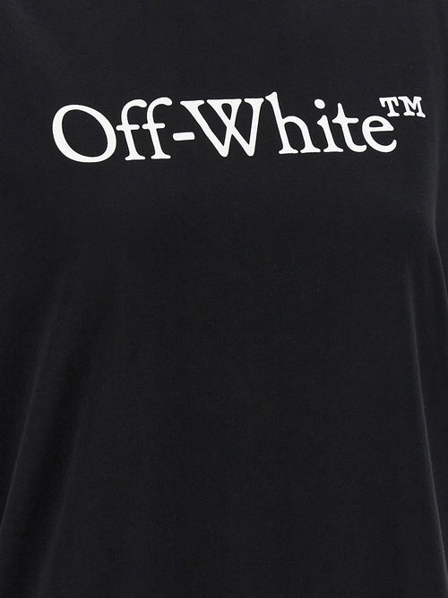 Off-White Black Cotton T-Shirt