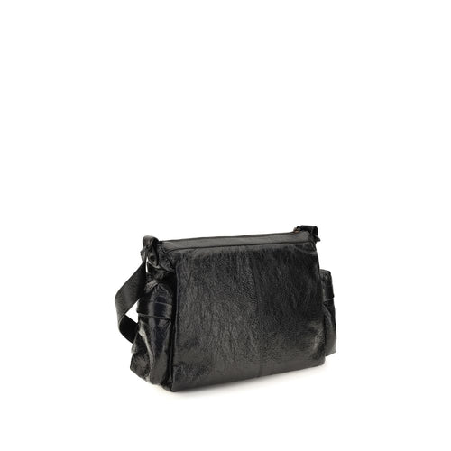 Balenciaga Black Lamb Ovis Aries Shoulder Bag
