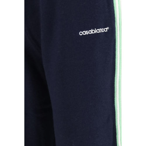 Casablanca Blue Wool Oves Aries Joggers (Workout Pants)