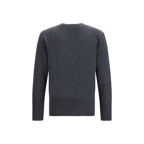 MM6 Gray Wool Oves Aries Sweatshirt