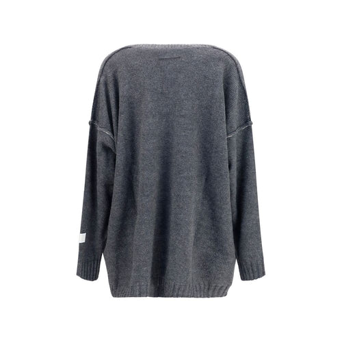 MM6 Gray Marabou Sweatshirt