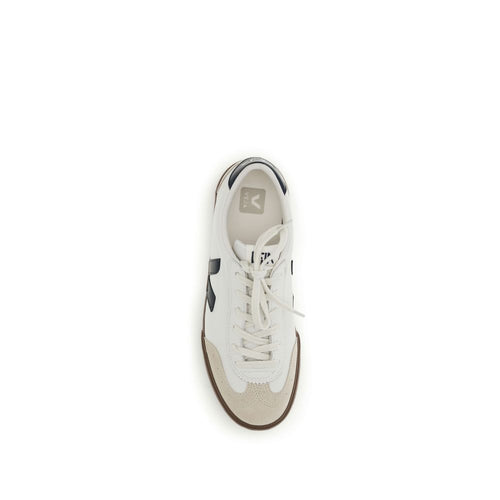 Veja White Calf Leather Bos Taurus Athletic Sneakers