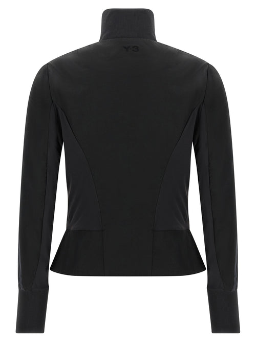 Y-3 Black Polyamide Sweatshirt