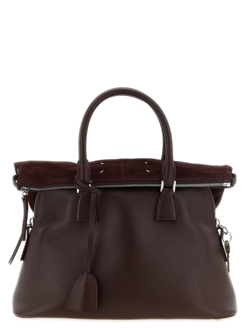 Maison Margiela Bordeaux Calfskin Shoulder Bag