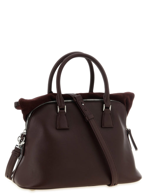 Maison Margiela Bordeaux Calfskin Shoulder Bag
