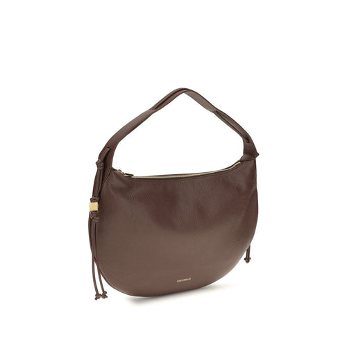 Coccinelle Brown Calf Leather Bos Taurus Shoulder Bag