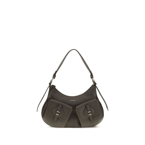Coccinelle Brown Calf Leather Bos Taurus Shoulder Bag