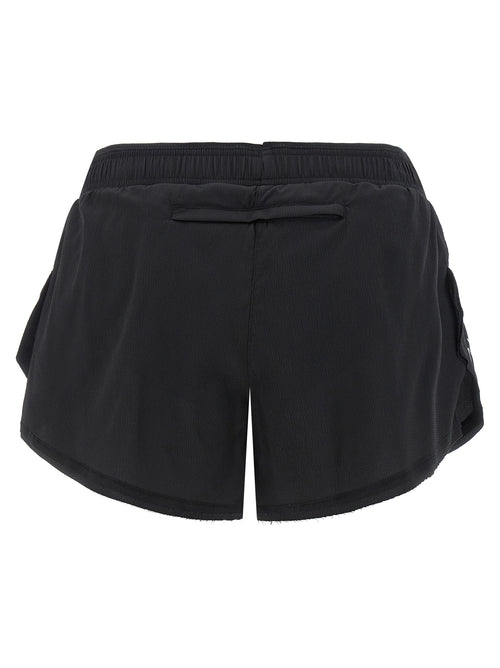 Y-3 Black Polyamide Bermuda Shorts
