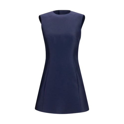 Balenciaga Blue Wool Oves Aries Casual Dress