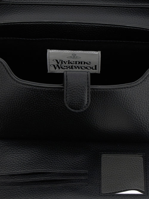 Vivienne Westwood Black Polyethylene Shoulder Bag
