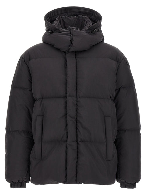 Diesel Black Polyamide Full-Length Jacket