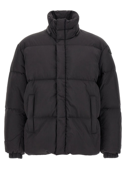Diesel Black Polyamide Full-Length Jacket
