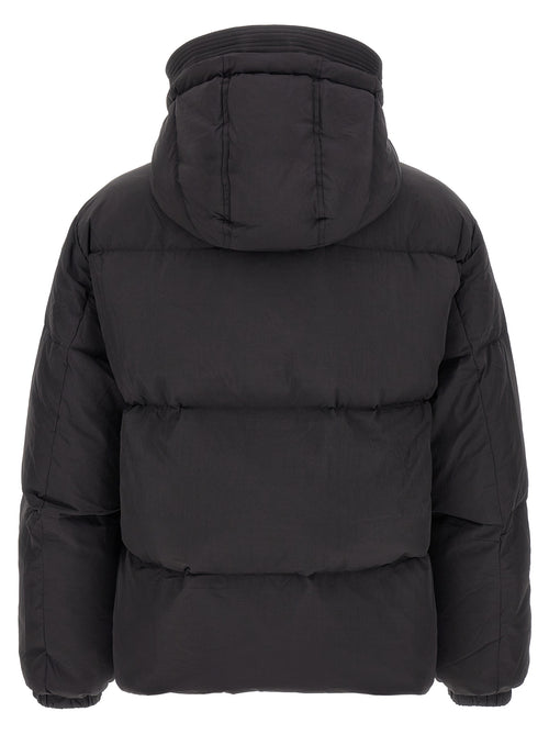 Diesel Black Polyamide Full-Length Jacket