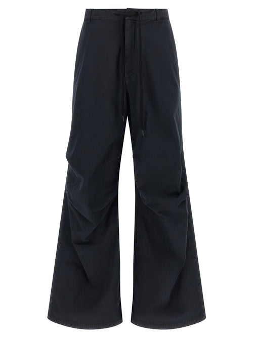 MM6 Maison Margiela Blue Cotton Casual Pants