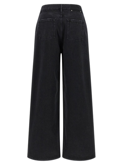 Golden Goose Black Cotton Flared Jeans