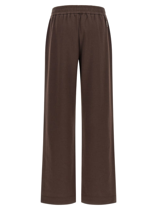 Moncler Brown Cotton Joggers (Workout Pants)