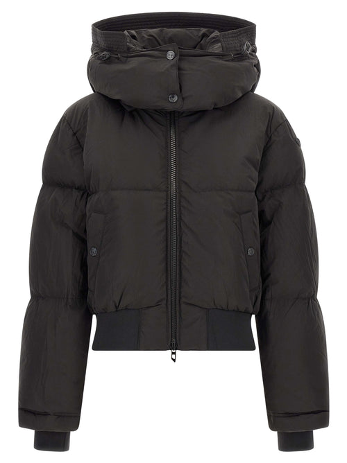 Diesel Black Polyamide Full-Length Jacket