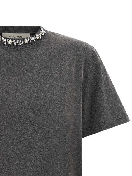 Golden Goose Gray Cotton T-Shirt